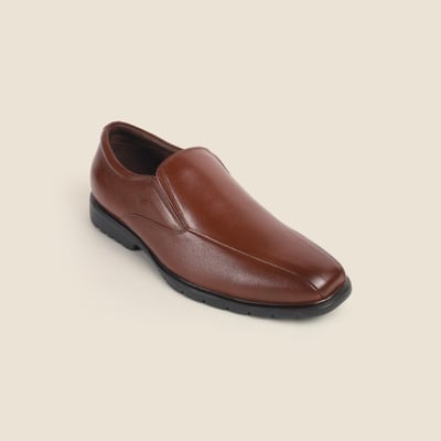 Men Light-Brown Formal Moccasin