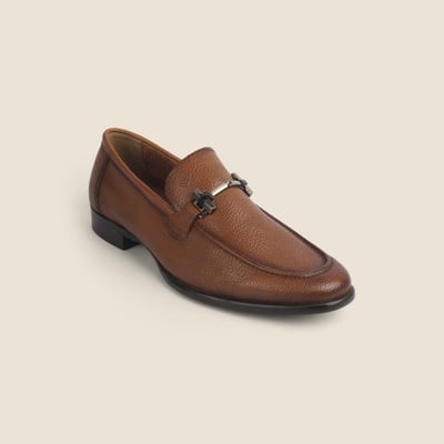 Men Tan Formal Moccasin