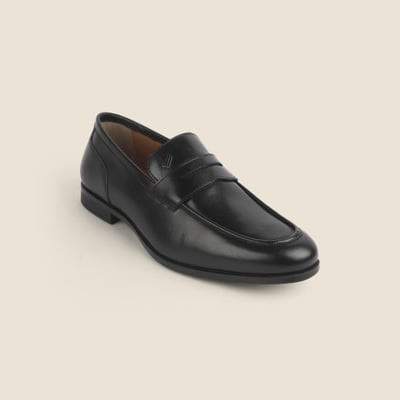 Men Black Formal Moccasin