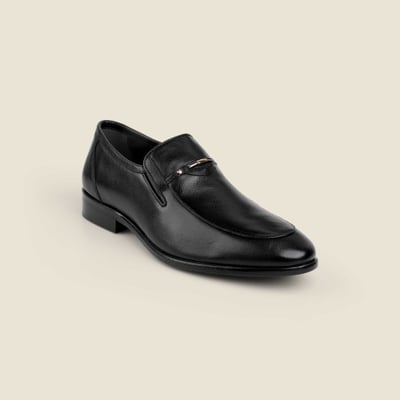 Men Black Formal Moccasin