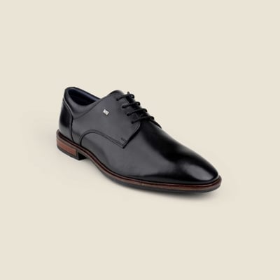 Men Black Formal Lace Up