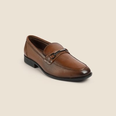 Men Tan Formal Moccasin