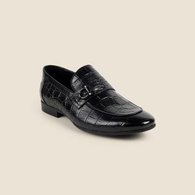 Men Black Formal Moccasin