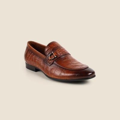 Men Tan Formal Moccasin
