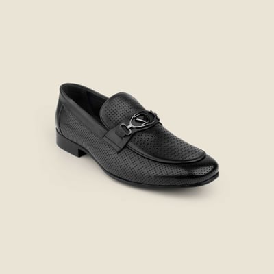 Men Black Formal Moccasin
