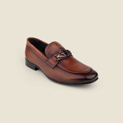 Men Tan Formal Moccasin