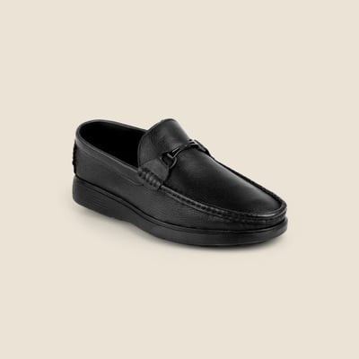 Men Black Casual Loafers