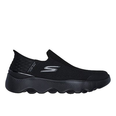 Men Black Sports Slip Ons