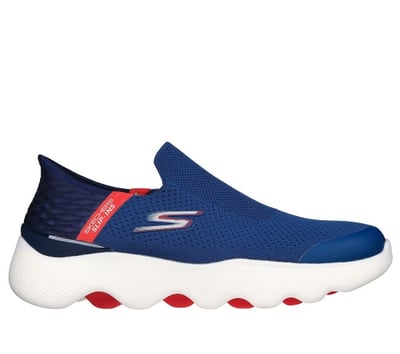 Men Blue-Multi Sports Walking Shoes