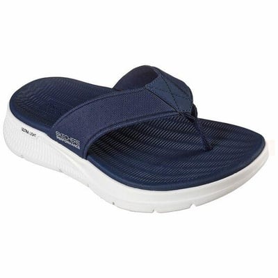 Men Navy-Blue Casual Slippers
