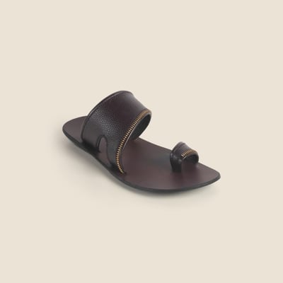 Men Brown Casual Slippers