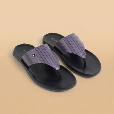 Men Purple Casual Slippers