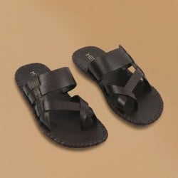Men Brown Casual Slippers