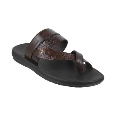 Men Brown Casual Slippers