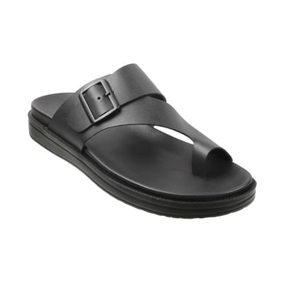 Men Black Casual Slippers