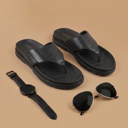 Men Black Casual Sandals