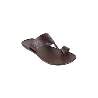 Men Brown Ethnic Kolhapuris
