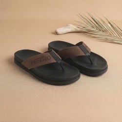 Men Brown Casual Slippers