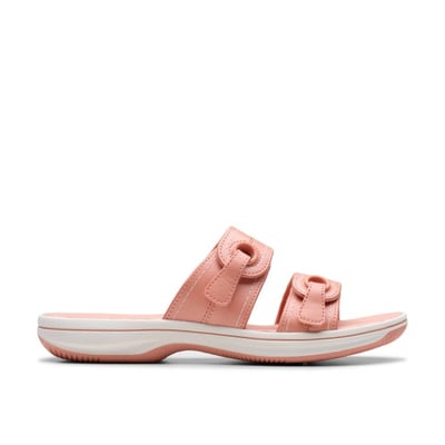 Women White-pink Casual Slippers