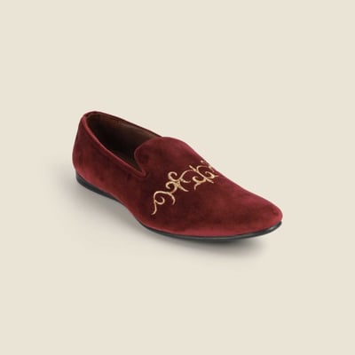 Men Wine Ethnic Jutis
