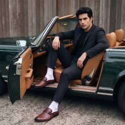 Men Tan Casual Slip Ons