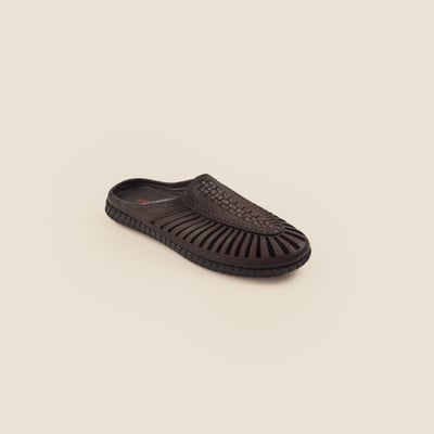 Men Brown Ethnic Slip Ons