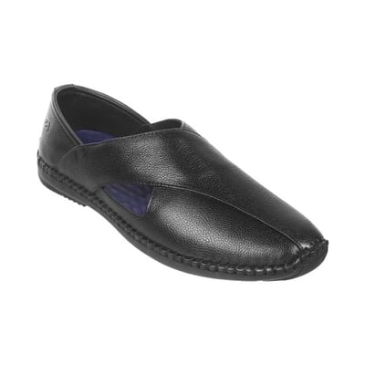 Men Black Ethnic Pathani Sandals