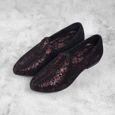 Men Wine Ethnic Jutis