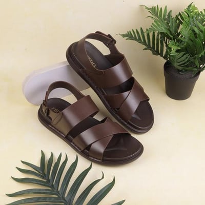 Men Brown Casual Sandals