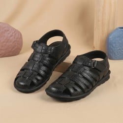 Men Black Casual Sandals