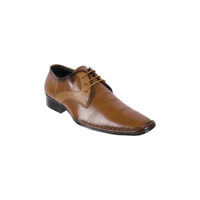 Men Tan Formal Lace Up