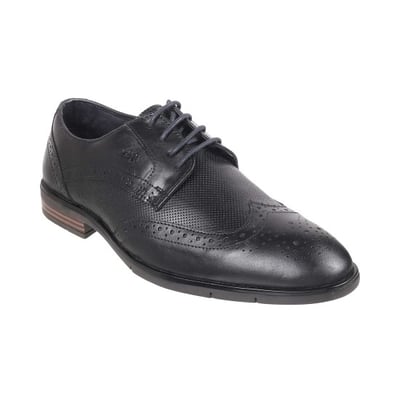 Men Black Formal Brogue