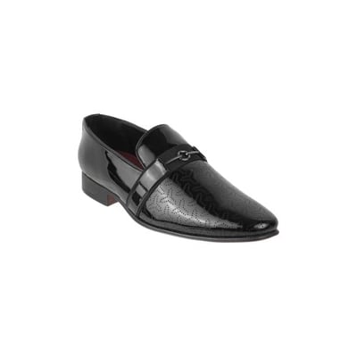 Men Black Party Moccasin