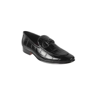 Men Black Party Moccasin