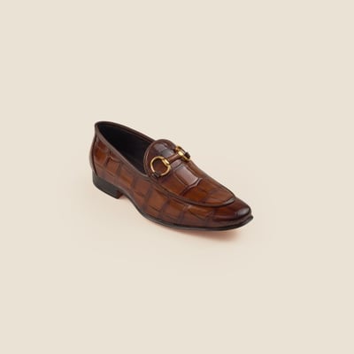 Men Tan Party Moccasin