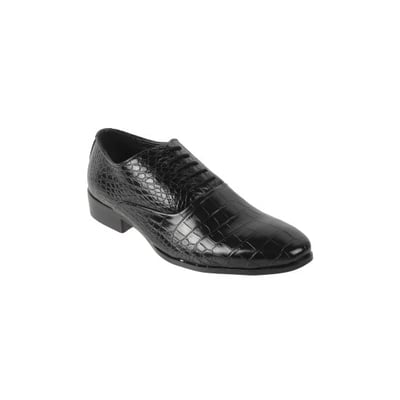 Men Black Party Lace Up