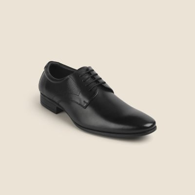 Men Black Formal Lace Up