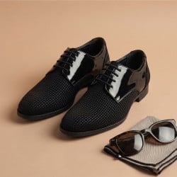 Men Black Party Lace Up