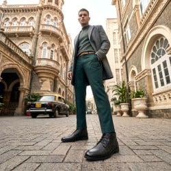 Men Black Casual Boots
