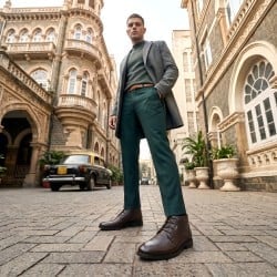 Men Brown Casual Boots