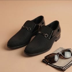 Men Black Party Moccasin