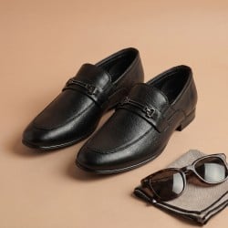 Men Black Formal Moccasin