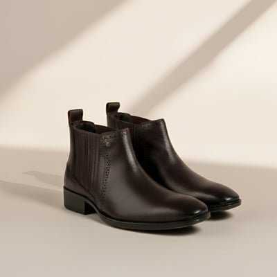 Men Wine Formal Boots