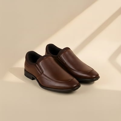Men Tan Formal Moccasin