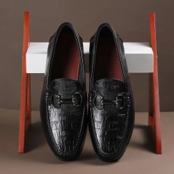 Men Black Formal Moccasin