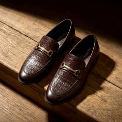 Men Brown Formal Moccasin