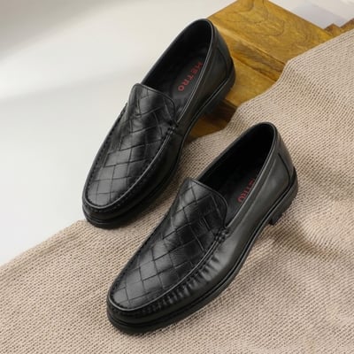 Men Black Formal Moccasin