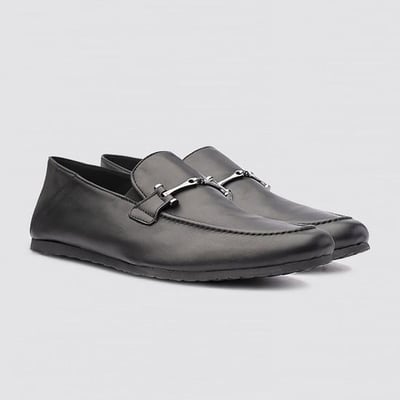 Men Black Casual Loafers