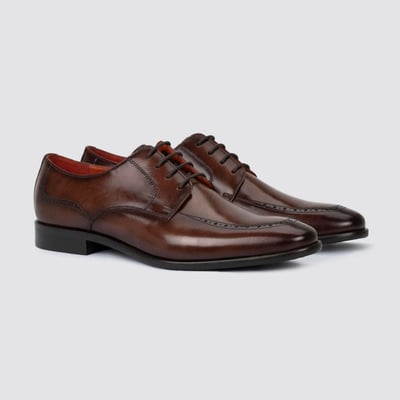 Men Brown Formal Lace Up
