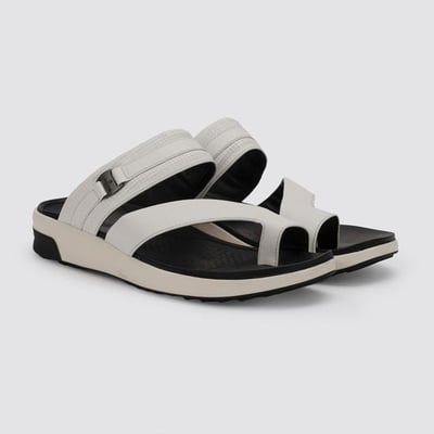Men White Casual Slippers